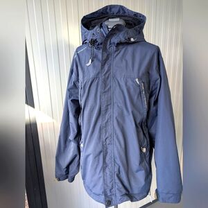 Park Dub Weathergear Men's Unisex medium waterproof snowboard ski jacket M Navy